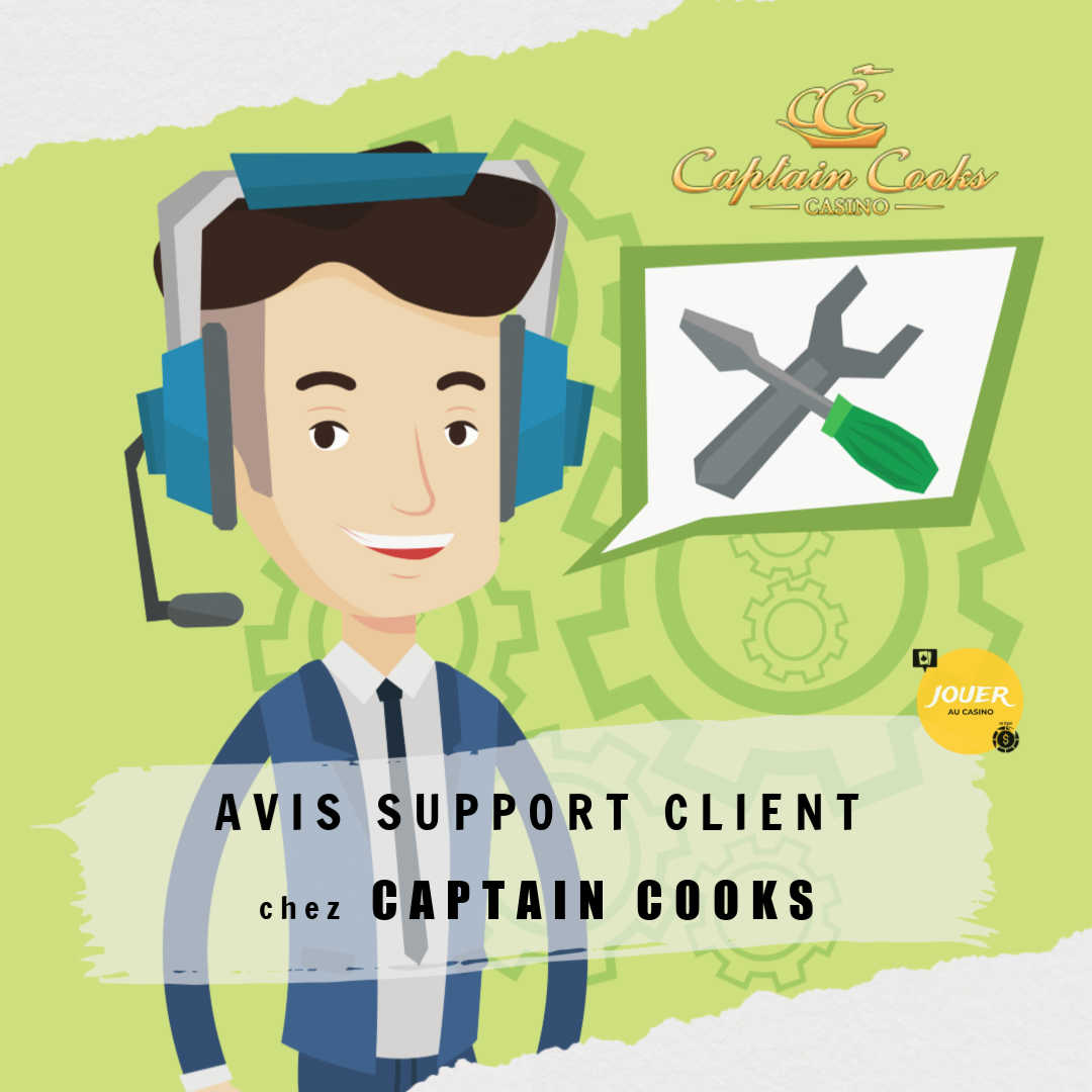 avis support client casino captain cooks