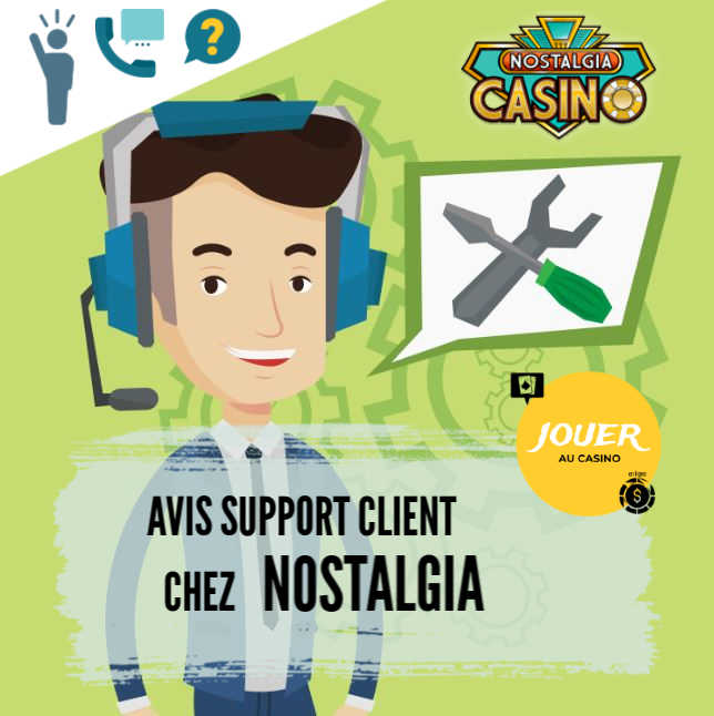 support client casino en ligne nostalgia